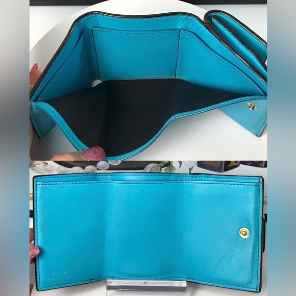 FENDI Baguette Micro Trifold Wallet 😍💙 - Picture 6 of 17